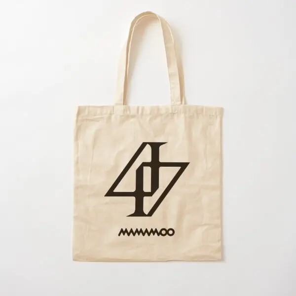 

Kpop Mamamoo Reality In Black Cotton Canvas Bag Shopper Casual Fashion Unisex Grocery Shoulder Bag Handbag Fabric Women Tote