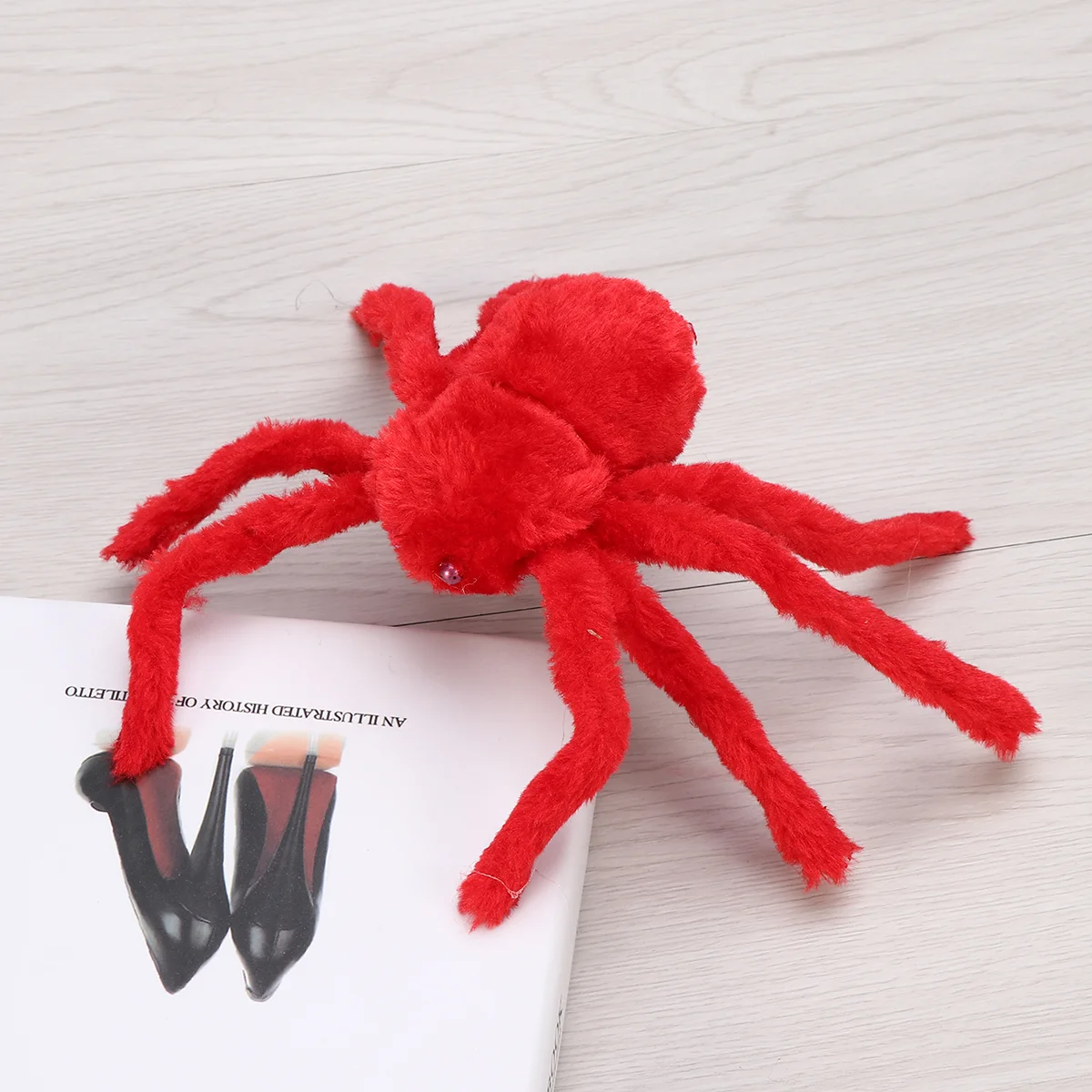 

Red Spider Plush Stuffed Animal for Costume Parties Masquerades Pranks