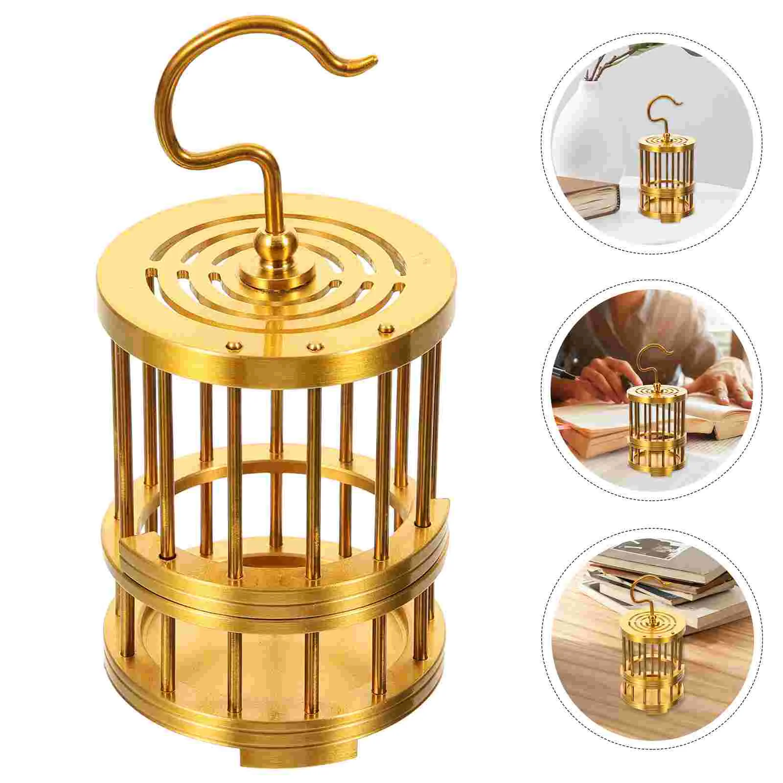 

Small Hanging Bird Cage For Outside Brass Cage Grasshopper Cage Brass Bird Cage For Bird Room Grasshopper Multi-Sue Decorative