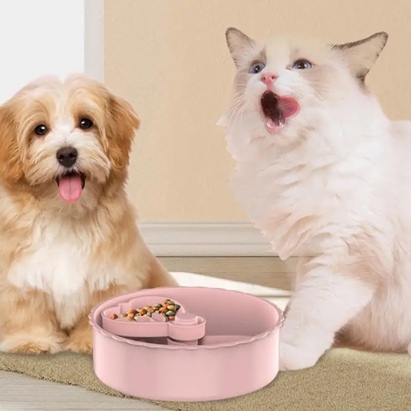 Миска для корма собак пазл медленного кормления защита от удушения маленьких и