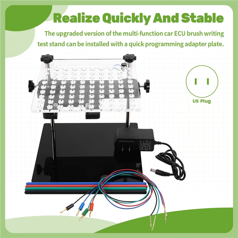 X39A-LED BDM Frame Pro со зондами Таблица BDM для KESS KTAG FGTECH ECU Programmer Чип-тюнинг Инструмент Светодиодный программатор ECU Вилка стандарта США (art.: 3920d019ef750) - 3920d019ef750