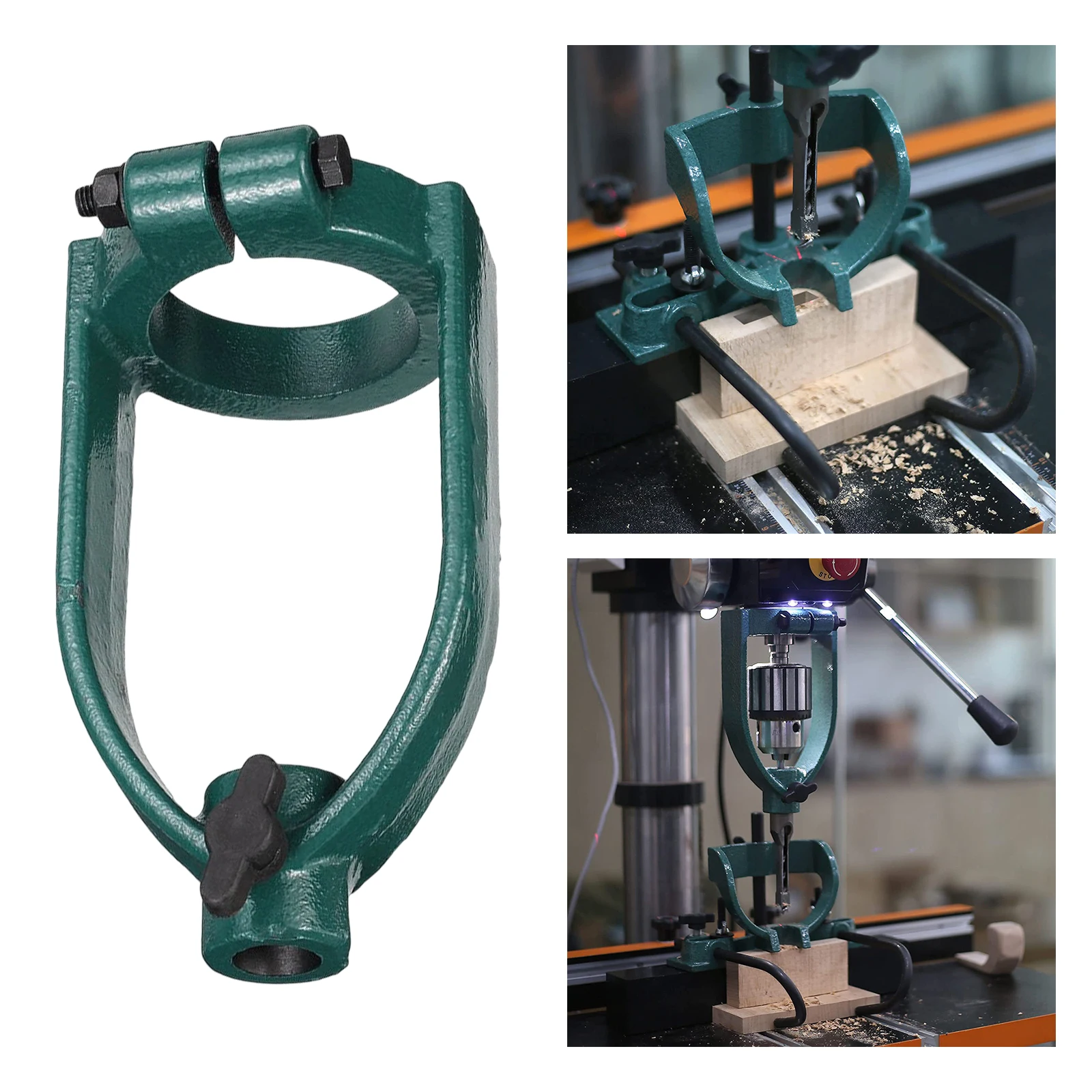 Square Hole Drill Fixed Bracket for Drill Machine Made of Al