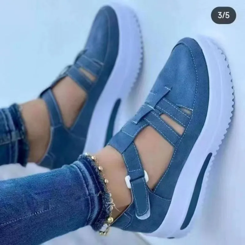 

Women's Shoes 2023 Hot Sale Women's Vulcanize Shoes Summer New Casual Breathable Sport Shoes Platform Non Slip Women Sneakers
