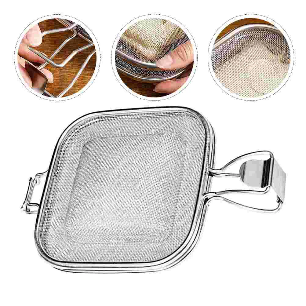 

Stainless Steel Serving Tray Mold Household Bread Baking Holder Sandwich Roasting Clip Grill Net Making Tool