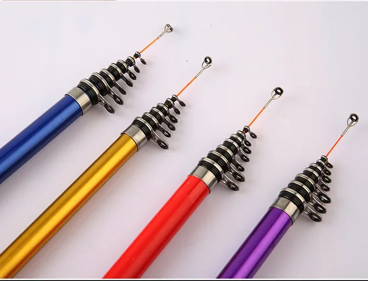 Портативная телескопическая короткошарнирная рыболовная удочка с длинным