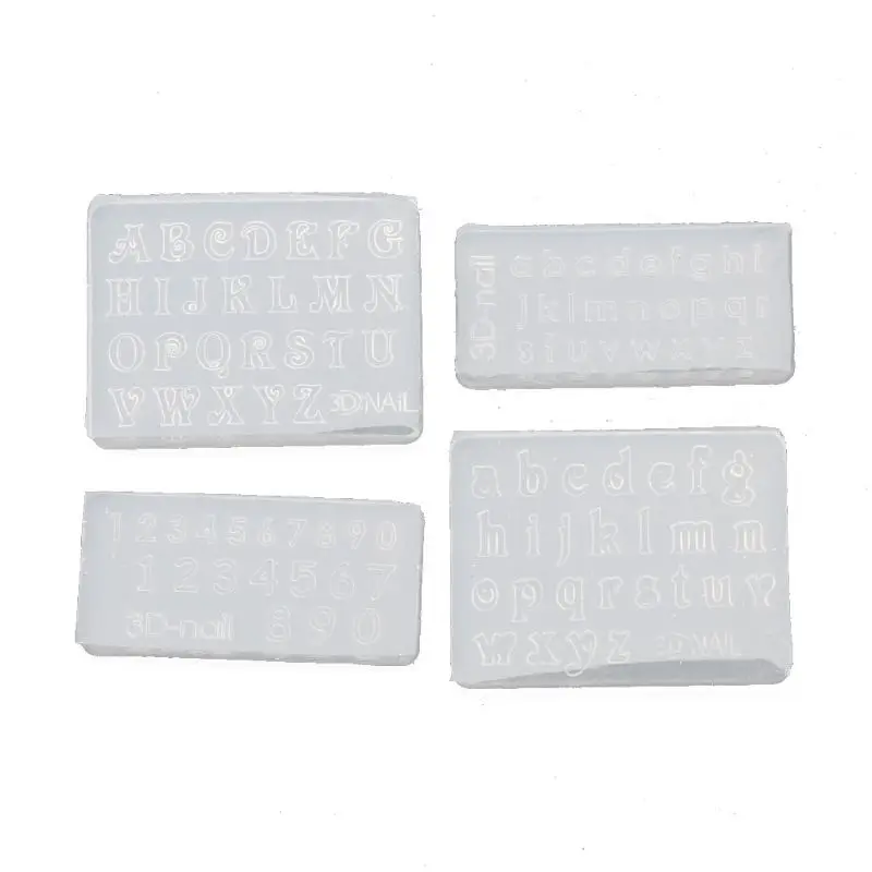 

Numbers Letters Pendant Resin Silicone Mold Jewelry Making Tools Nail Art Crafts