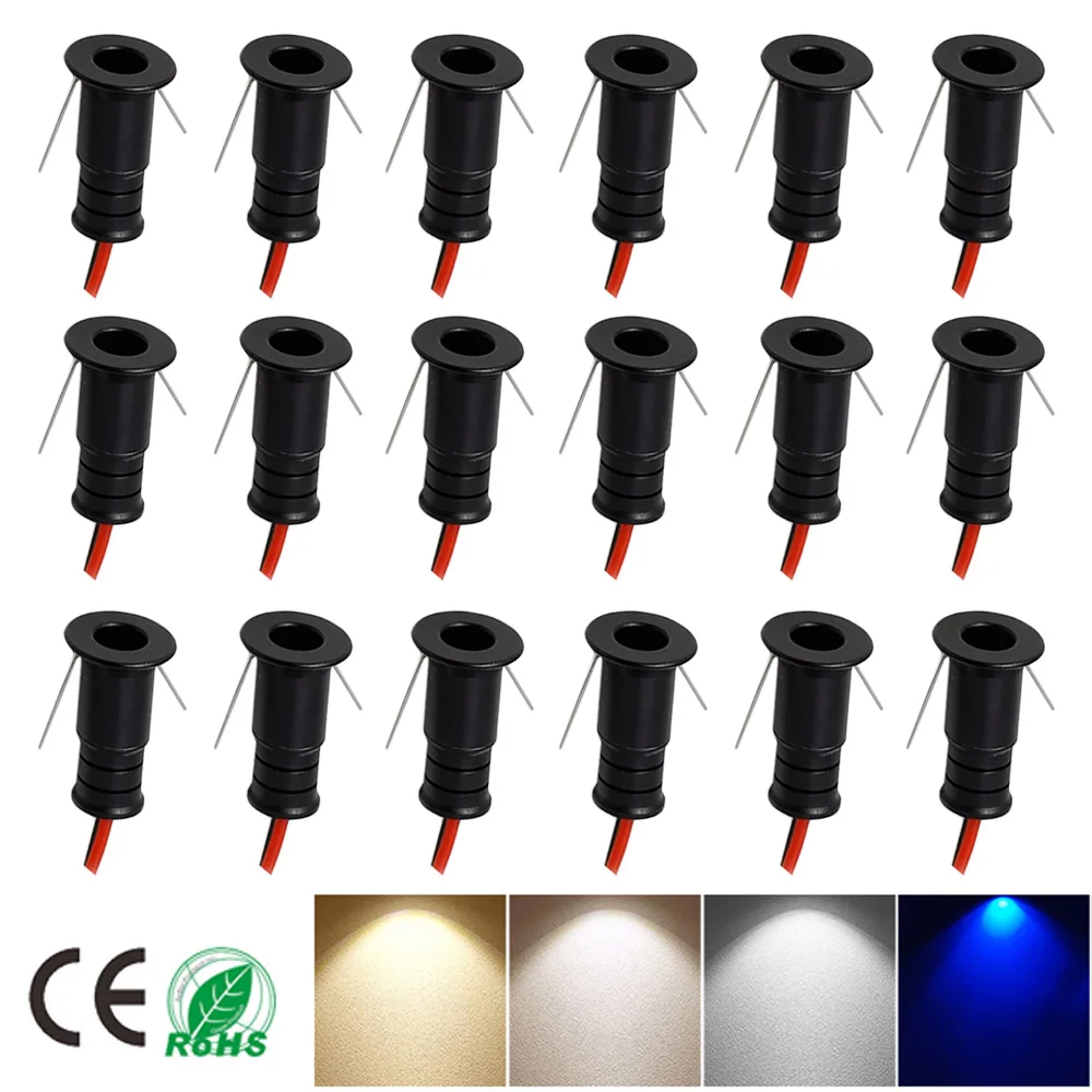 

Светодиодный мини-прожектор, 0,5 Вт, 12 В постоянного тока