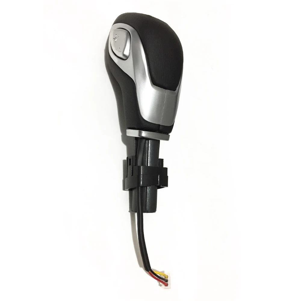 Рукоятка рычага переключения передач, Рычажная головка черного и серебристого цвета для Ford Focus Kuga Mondeo Ecosport Fiesta 2013-2018