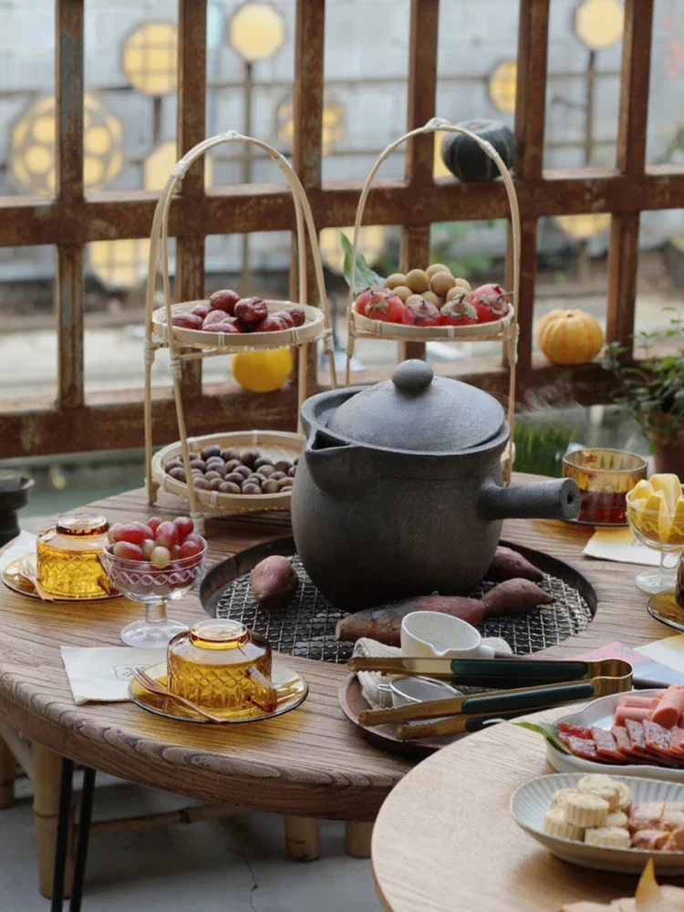 Уличный складной зимний ретро-паяльник китайский балкон старый глаз маленький