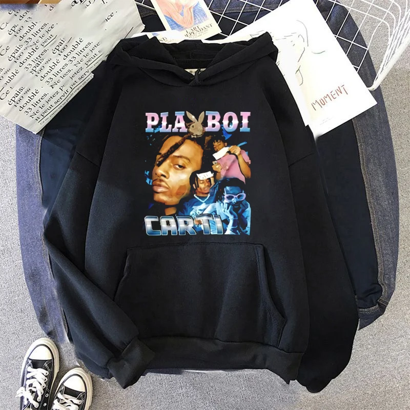 

Rapper Playboi Carti Print Hoodies Men Fashion Tracksuit Rock Women Sweatshirt Hoodie Kids Hip Hop Boy Clothing Punk Coat Music