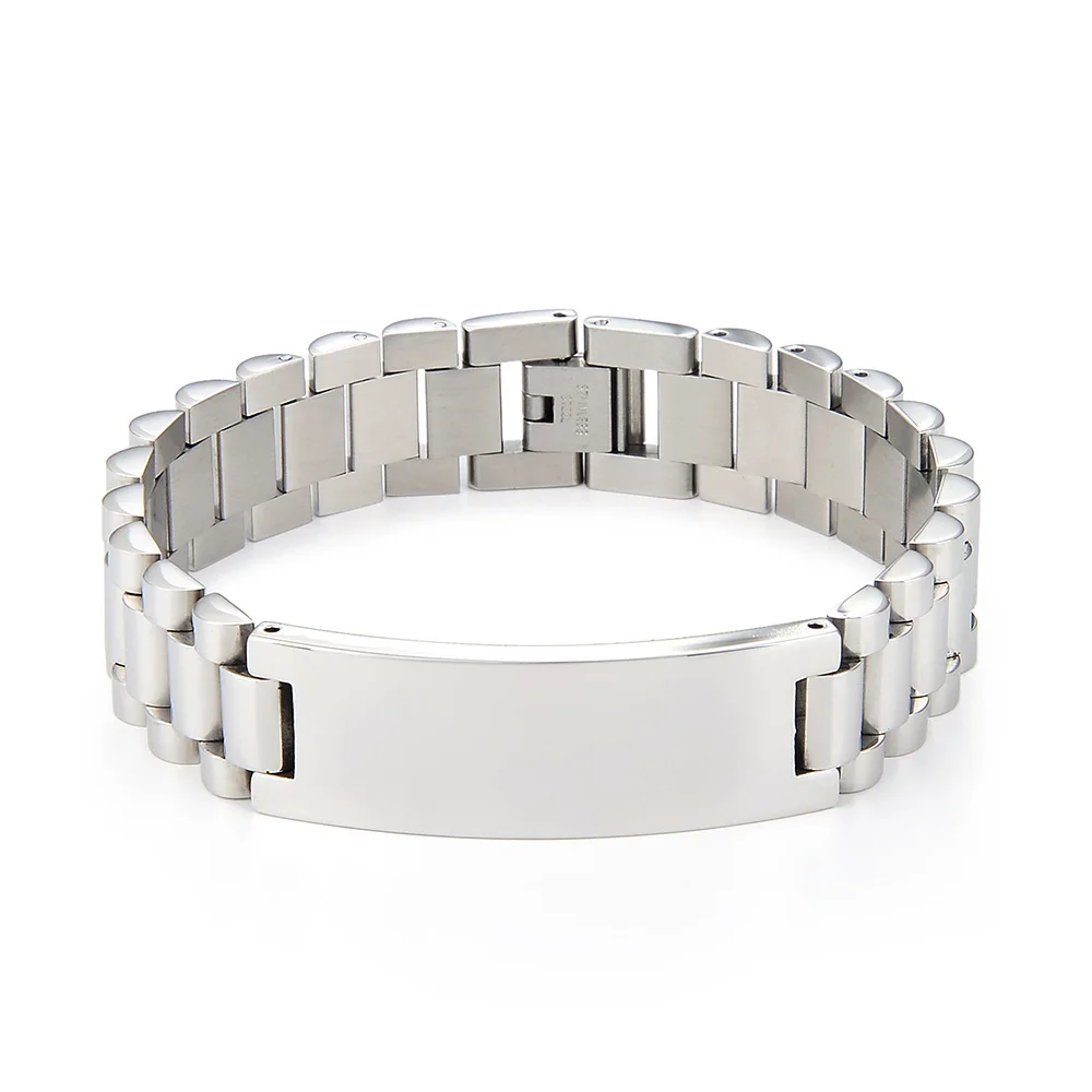 

SB14 Stainless Steel Bracelet For Women Zircon Roman Numeral Bracelets Fashion Jewelry Personality Charm Bangles