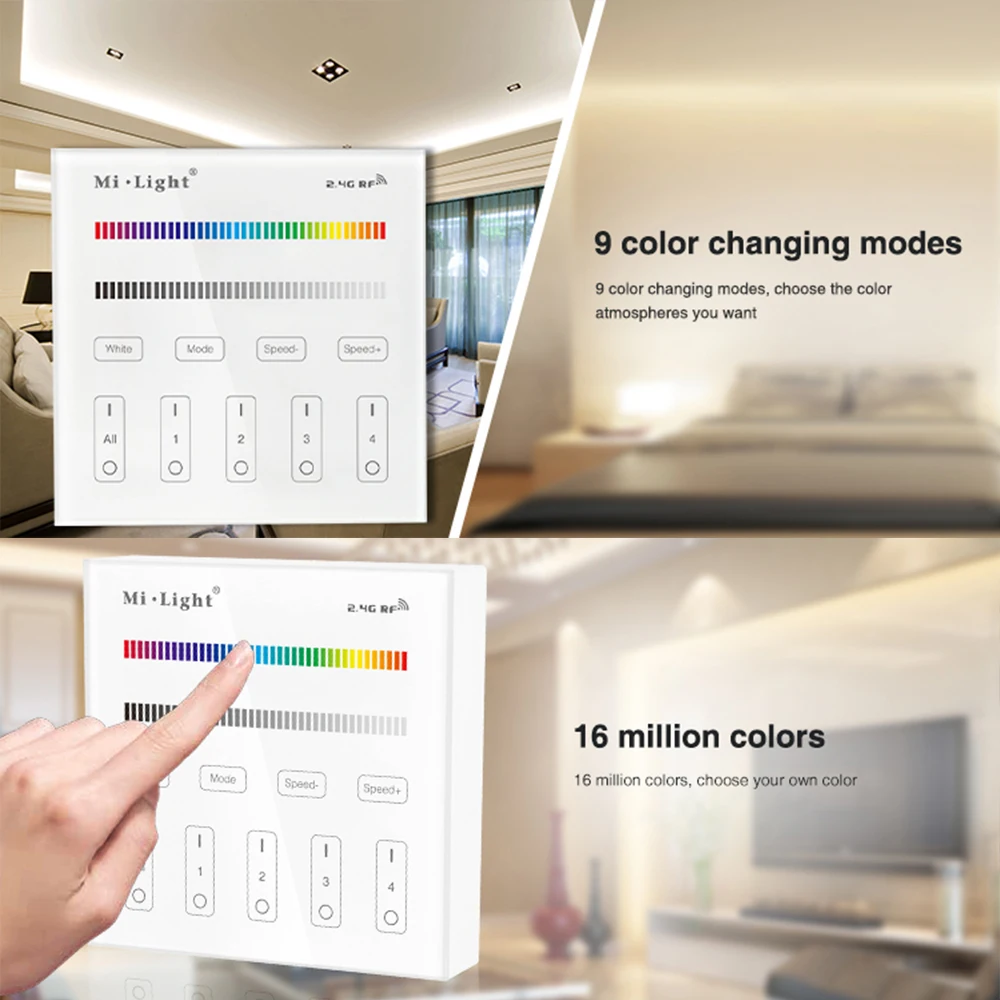 Miboxer B3 Smart 4-зонная Сенсорная Панель 2