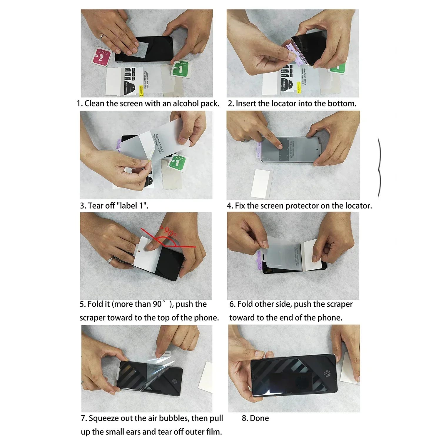 5 шт. гидрогелевая пленка для Huawei Honor 200/Honor 200 Pro антишпионская изогнутая защитная