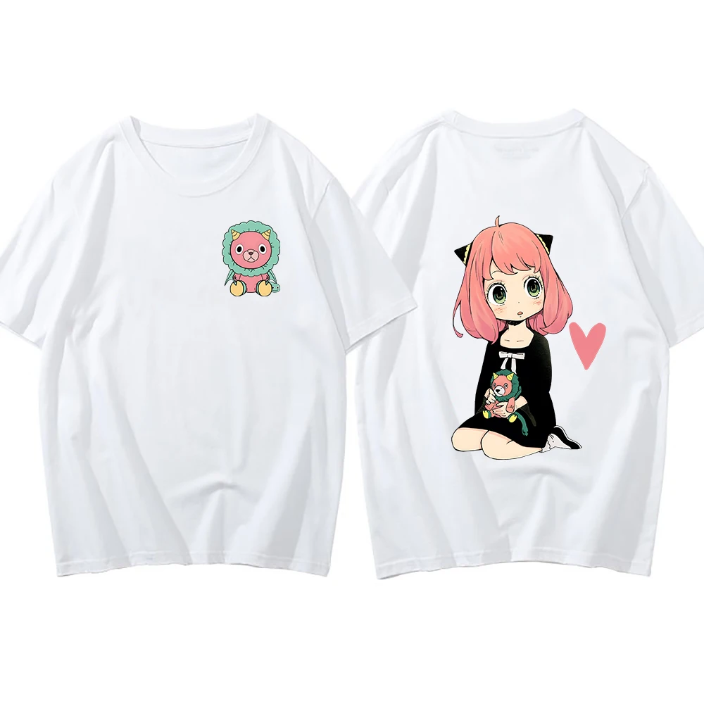 

Kawaii аниме рубашка шпион X семейный Графический футболки милая мультфильм мальчик/девочка одежда летняя футболка для мужчин/женщин 100% хлопок футболка