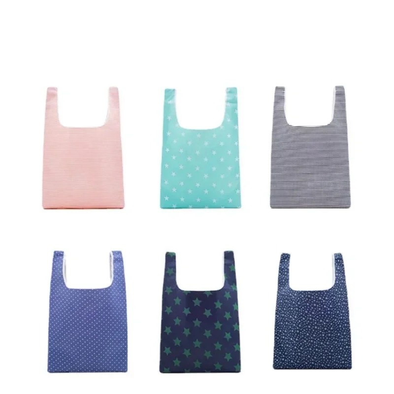 Модная складная сумка для покупок с принтом портативная многоразовая удобная