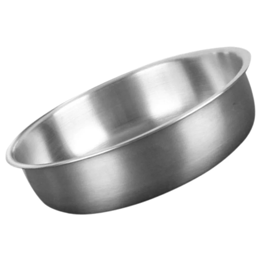 

Salad Serving Plate Restaurant Trays Food Pasta Storage Cake Stainless Steel Fruit