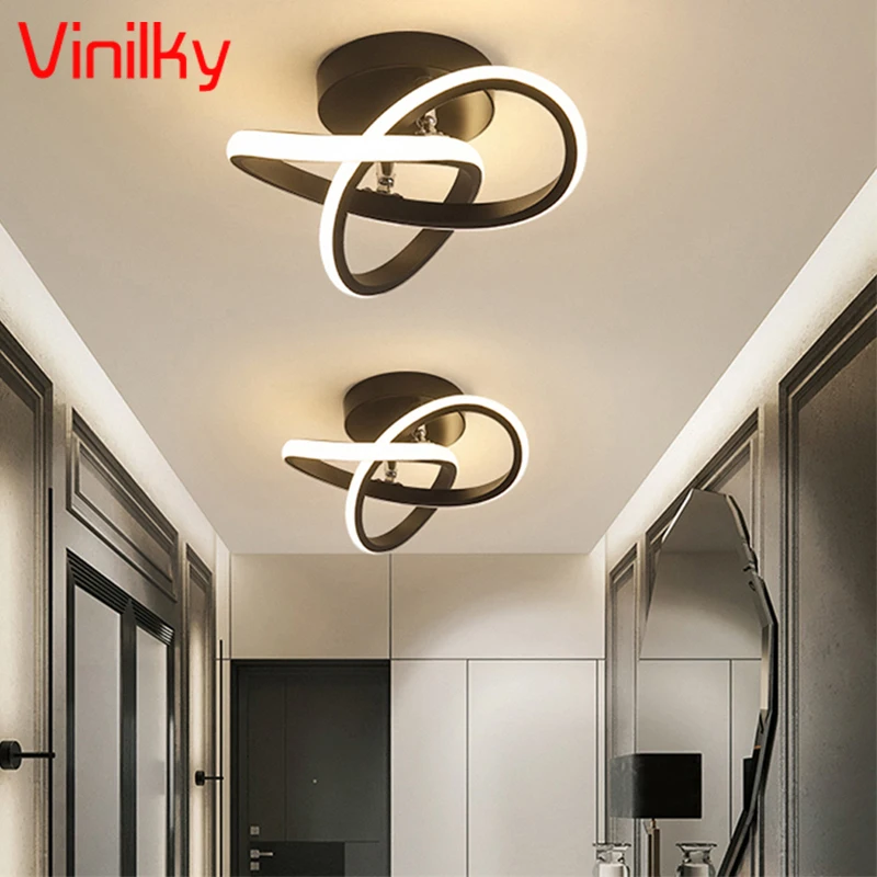 

Acrylic Led Ceiling Light Aisle Balcony Plafonniers Corridor Bedroom Ceiling Lamp Modern Chandelier Lighting Fixtures Home Decor