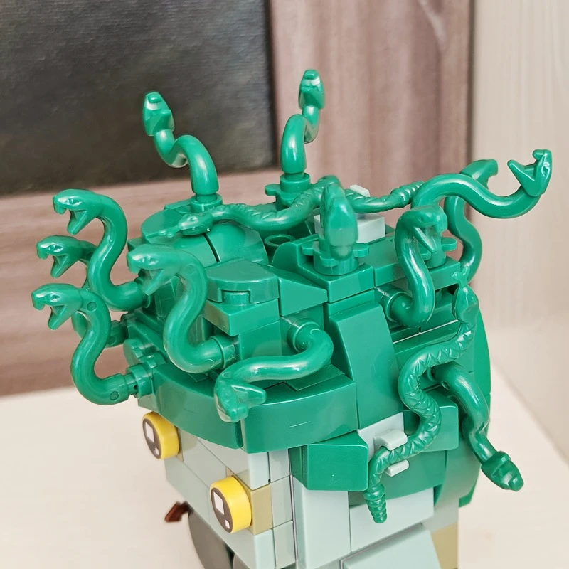 Конструктор Medusa BRICKHEADZ из АБС-пластика мини Экшн-фигурки игрушки