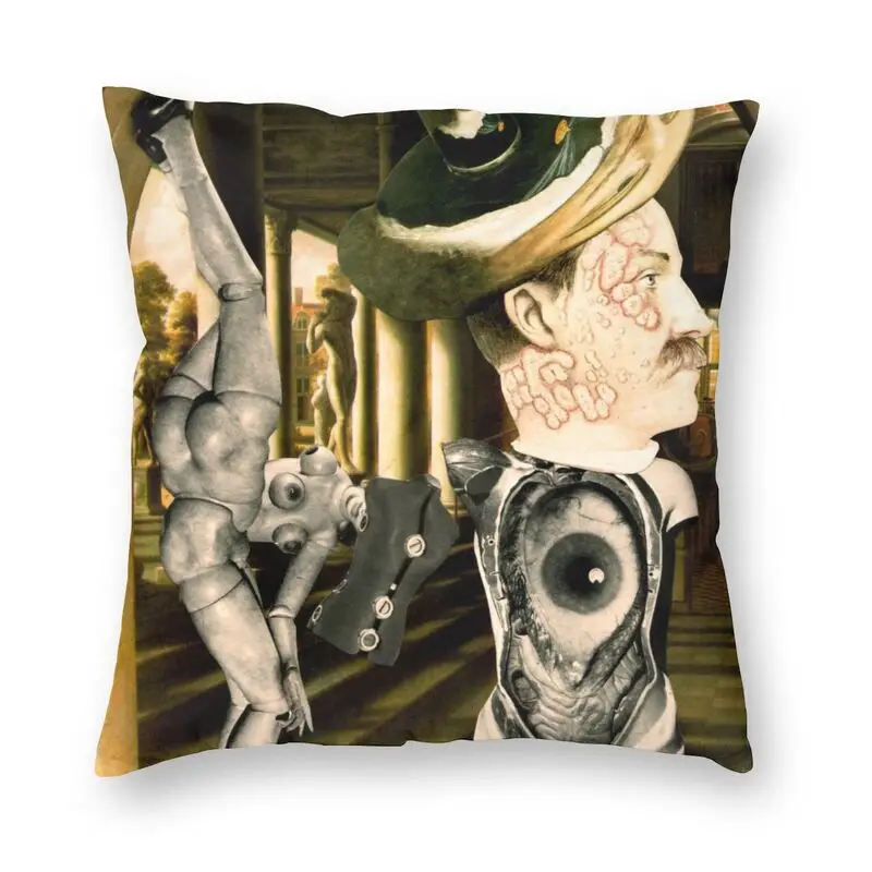 

Fashion The Eye Of Salvador Dali Square Pillow Cover Decoration 3D Two Side Print Painting Art Cushion Cover for Living Room