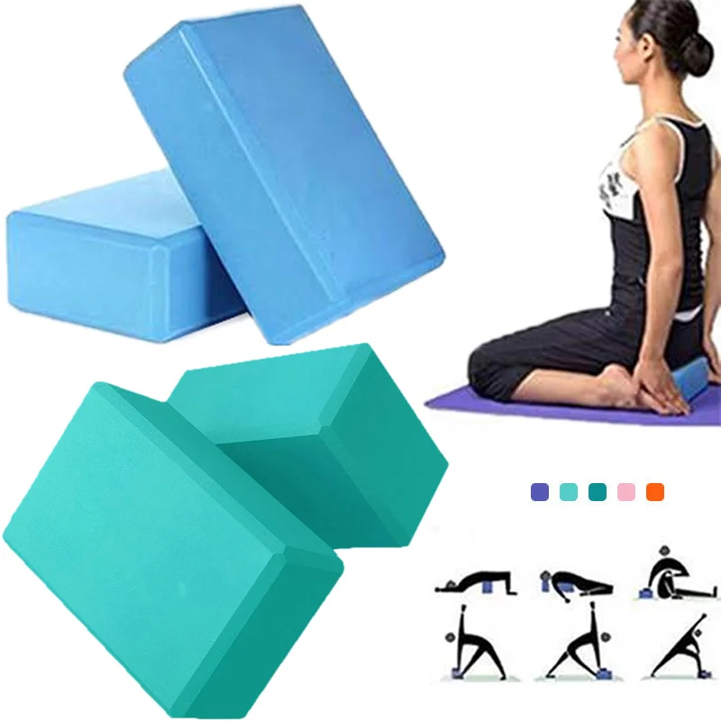 

Yoga Block High Density EVA Foam Brick Supportive Latex-Free Soft Non-Slip Surface for Exercise Pilates Meditation Aid Balance