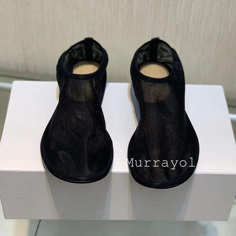 Новинка 2024 лоферы на плоской подошве с круглым носком женские сетчатые