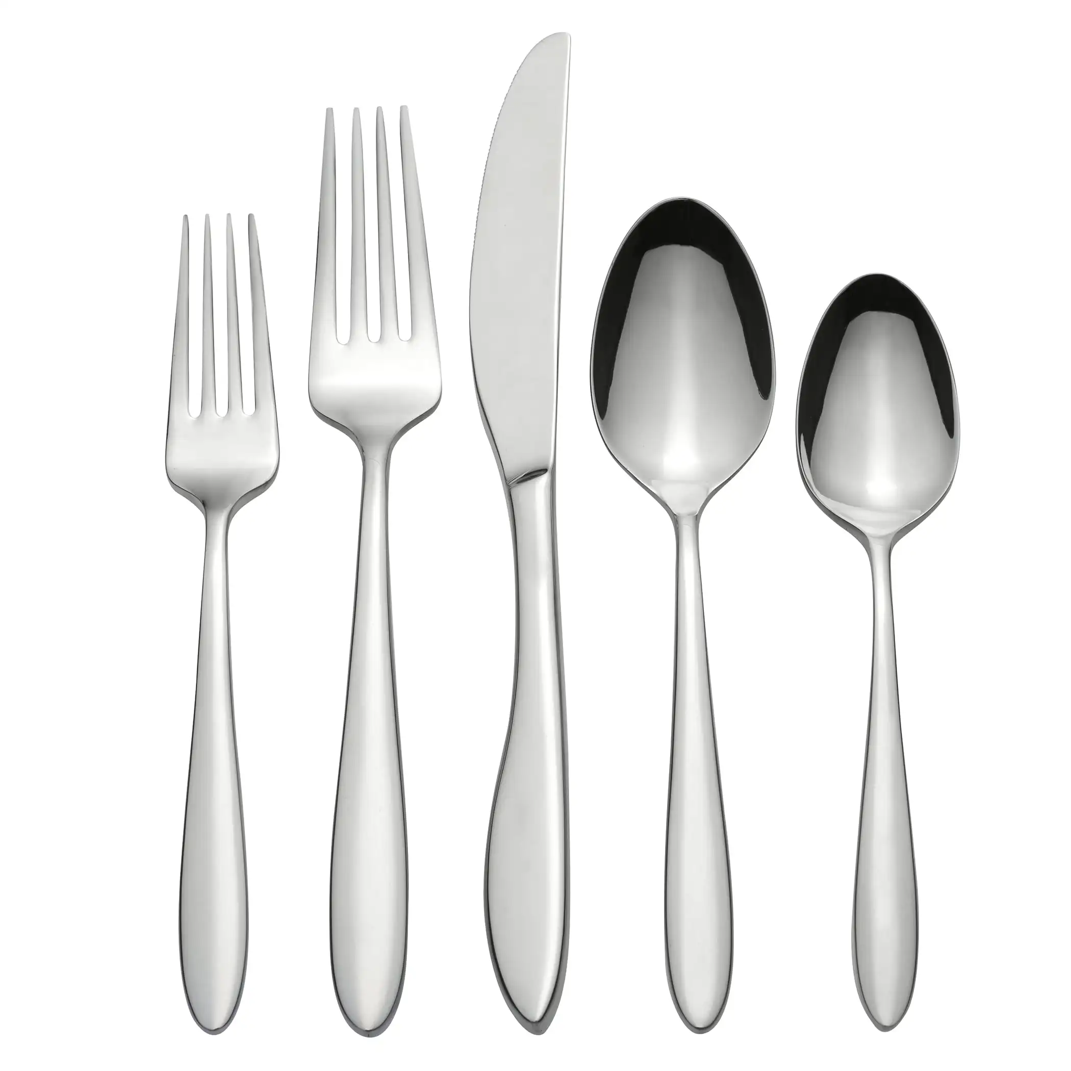 

Solefield 45-Piece Stainless Steel Silverware Set, Service for 8