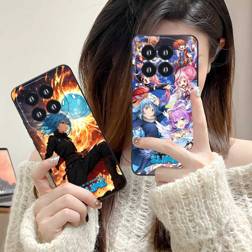 Чехол для мобильного телефона Slime Tensura Rimuru Xiaomi 14 13 12 11 10 9 T Ultra Lite Pro S SE X 5G черный