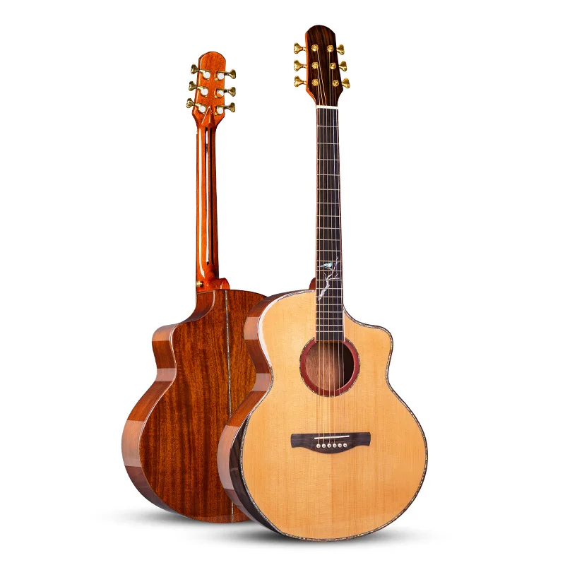 

High Quality Prs Guitar Acoustic Jazz Children Hollow Body Guitar Neck 21 Fret Beginner 41 Inches Guitarra Musical Instrument