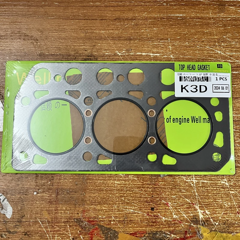 Прокладка головки цилиндра двигателя Mitsubishi K3D для Toro 72D 322D 324D 325D