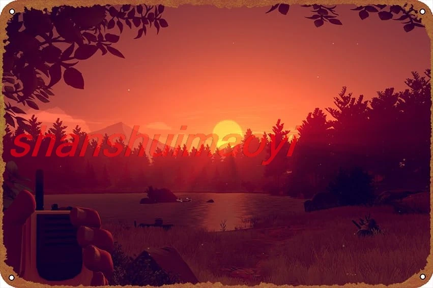 MAI Видеоигра Firewatch Ретро Металлические Оловянные Вывески игровой Плакат