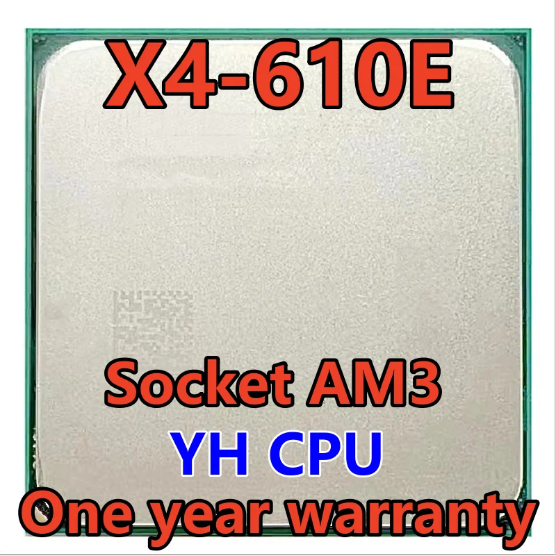 X4 610e X4-610E 2,4 ГГц четырехъядерный четырехпоточный ЦПУ процессор AD610EHDK42GM разъем AM3