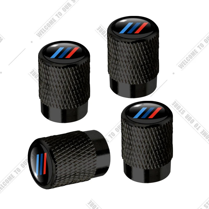 

Автомобильная алюминиевая трехцветная спортивная полоса с ЧПУ, эмблема для E46 E90 E60 E39 S1000RR, мотоциклетные 4 шт., крышки штока воздушного порта для шин