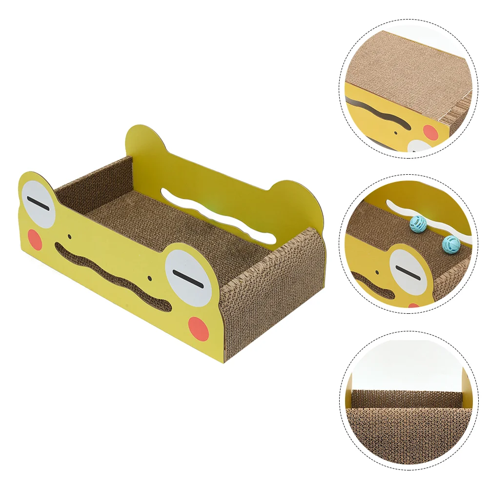 

Cat Cardboard Scratcher Pet Bed Pad Scratching Board Corrugated Lounge Couch Paper Tool House Condos