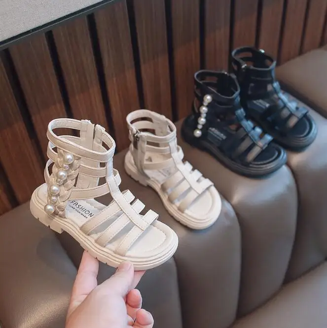 

Summer fashion Roman children sandals High-top kids girls gladiator sandals toddler baby sandals high quality baby booties