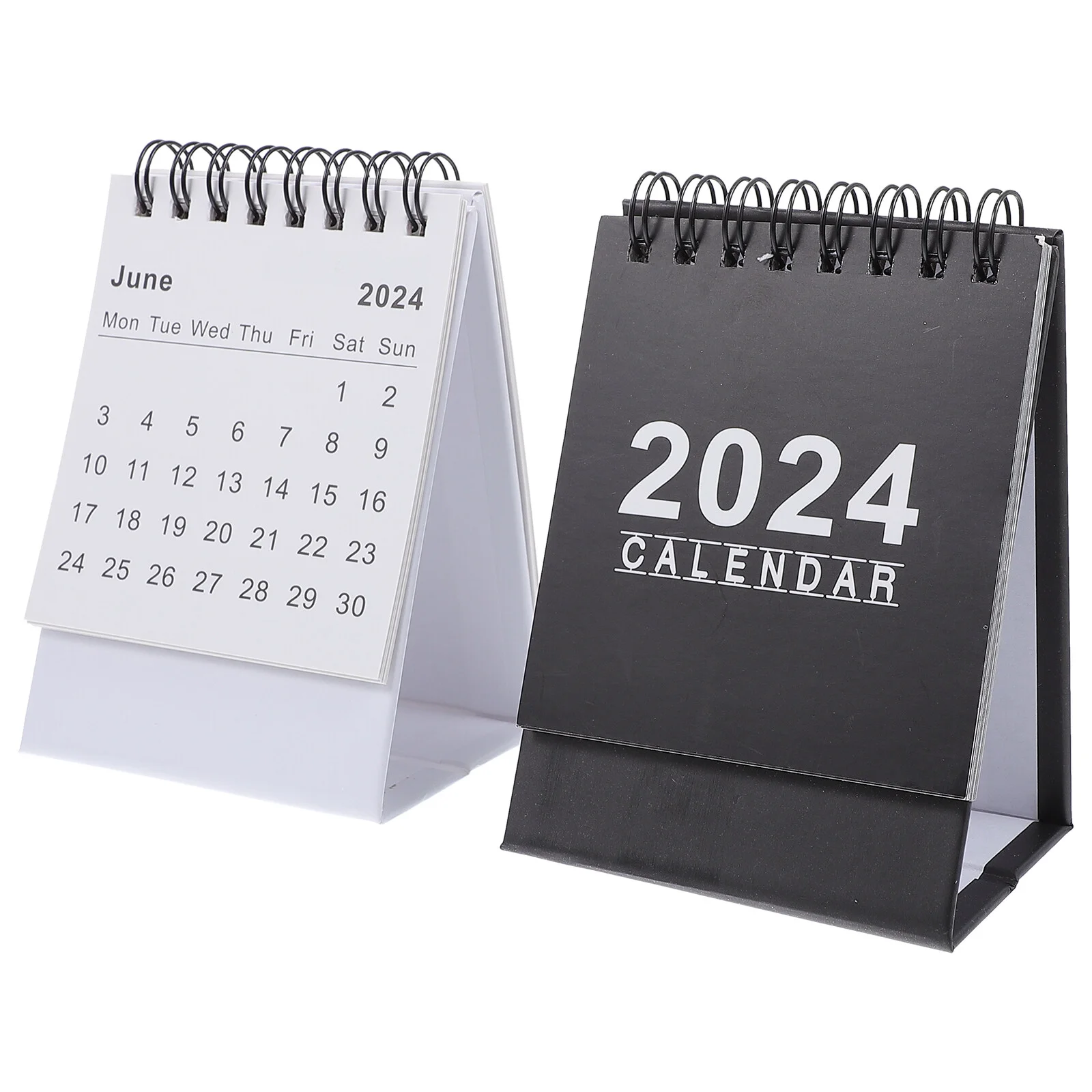 

Desktop Calendar Ornaments Small 2024 Calendars Convenient Monthly Memo Home Accessory Office Decorative Portable