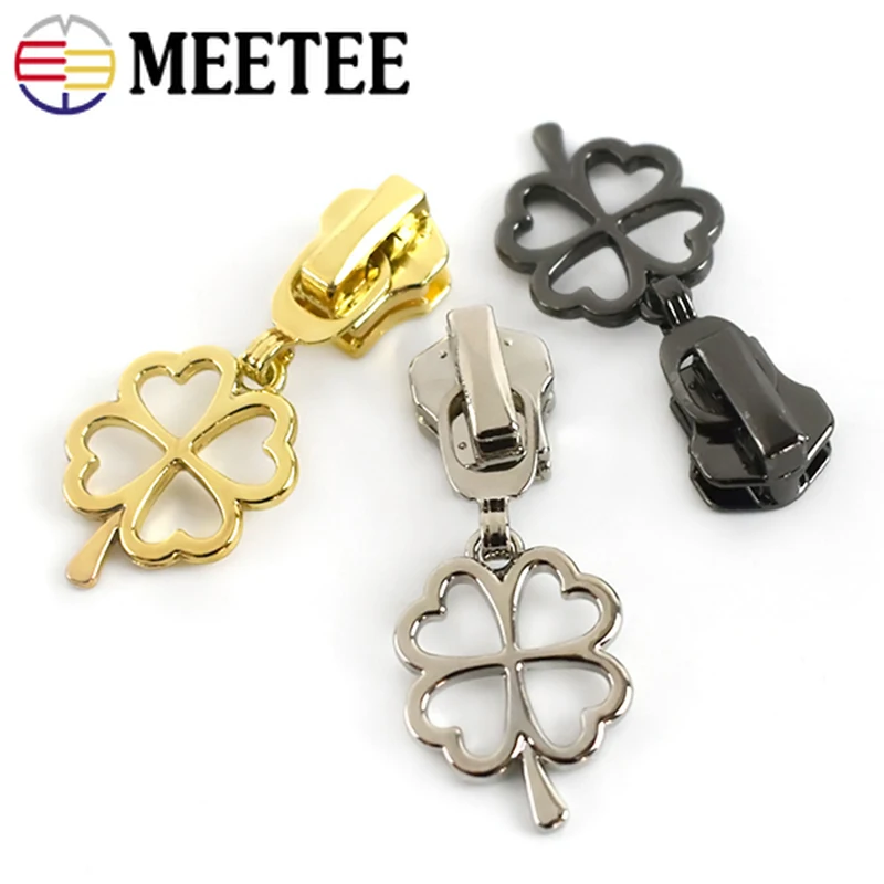 

20 шт. Meetee 3 #5 # слайдеры на молнии для металла, резиновые нейлоновые застежки для ремонта одежды, куртка на молнии, сделай сам, пришивные засте...