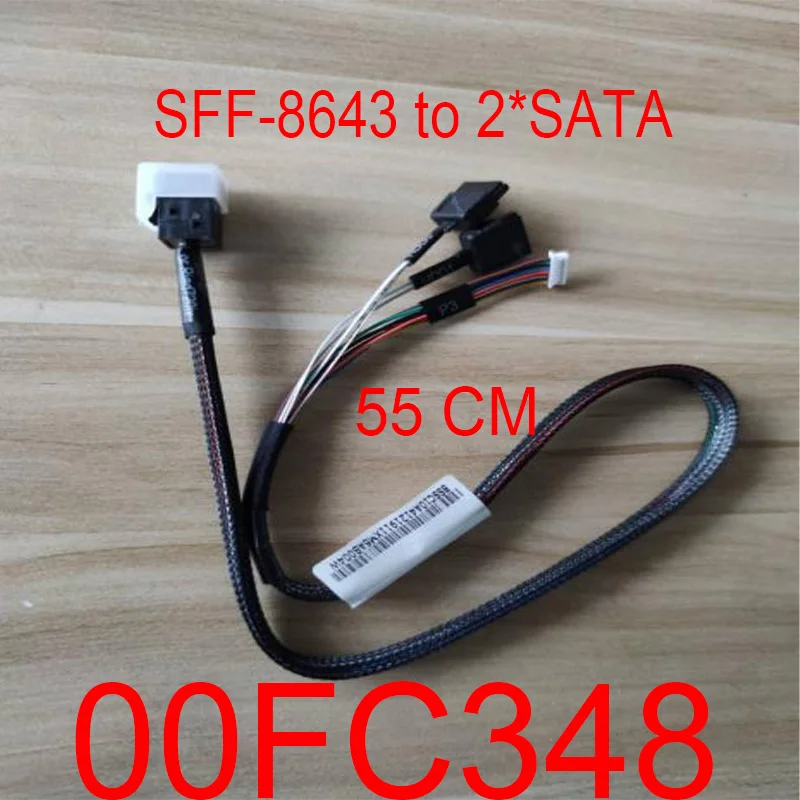 

Новый оригинальный кабель питания для рабочей станции Lenovo 00FC348 0FC348 SAS кабель для передачи данных внешний для 2 * SATA кабель для передачи данных...