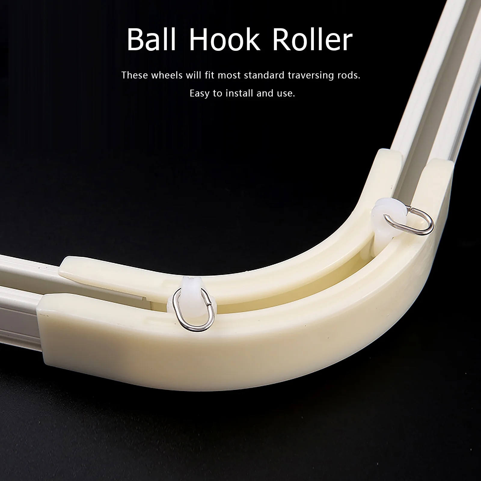 20 шт. роликовые ролики для штор аксессуары дома с крючками направляющие тканевый