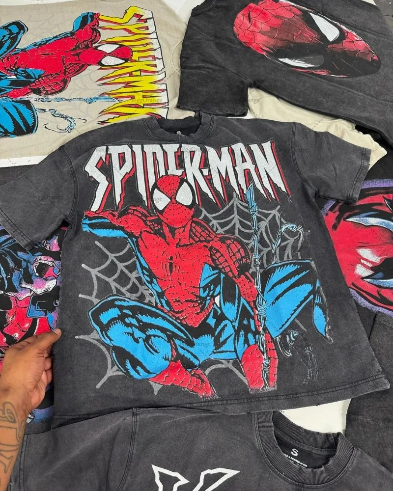 Рок-панк новый стиль повседневные топы с графическим принтом готический ретро