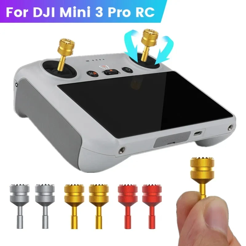 

Thumb Joystick for DJI Mini 3 / Mini 3 Remote Controller Extended Rocker Replacement Metal Parts Drone Accessories
