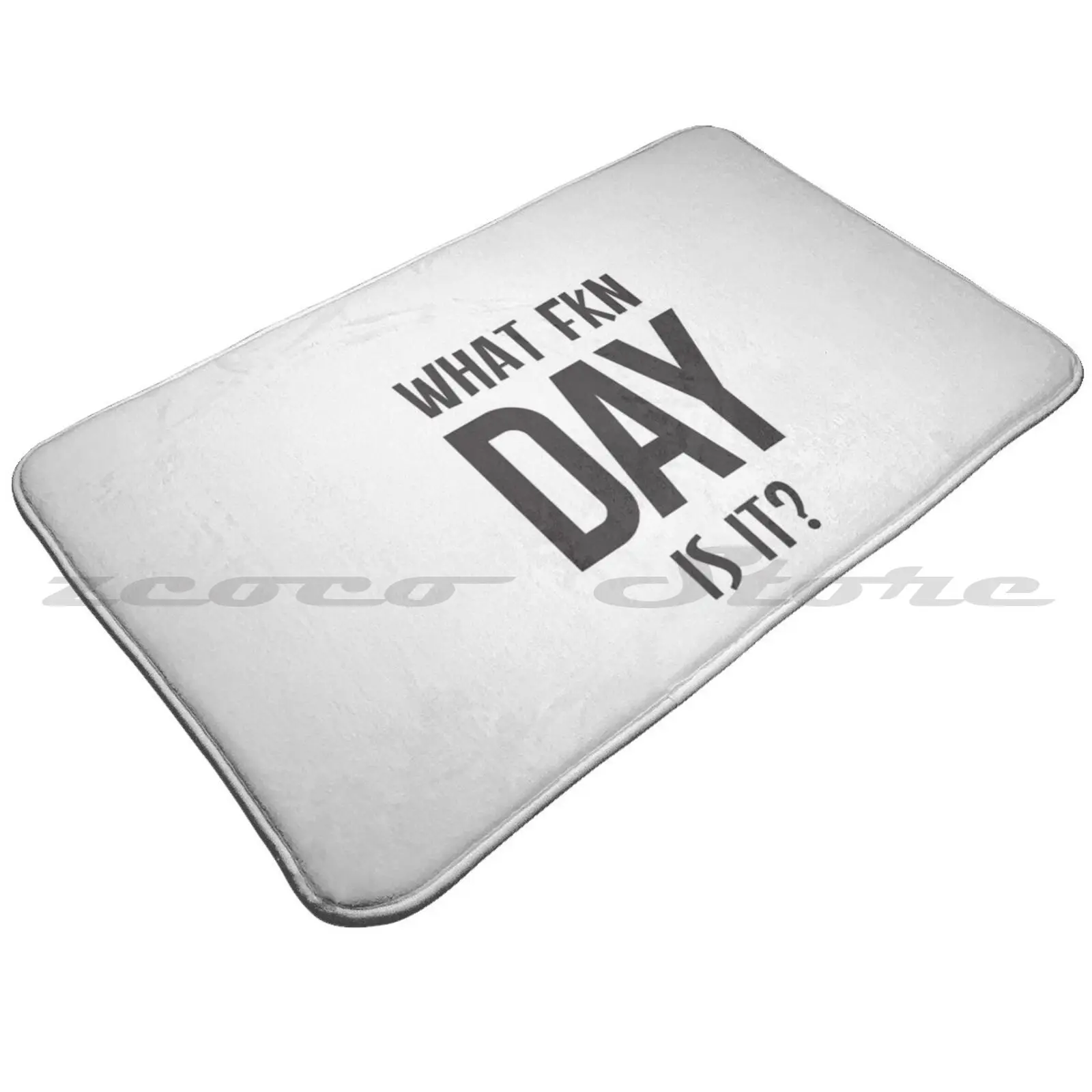 В какой день вы находитесь? Мягкий коврик для двери нескользящий с поглощением