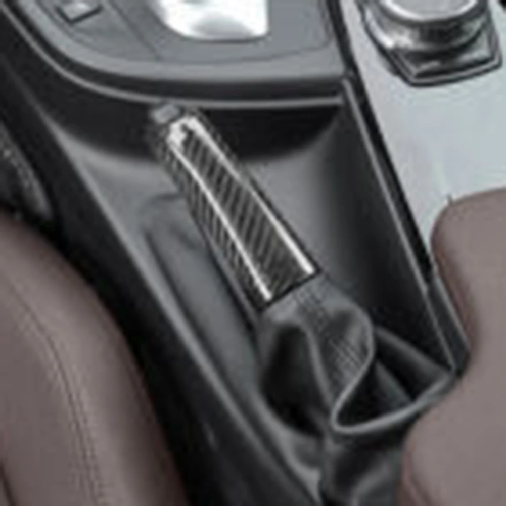 

Black Car Handbrake Grip Brake Handle Cover For BMW E46 E90 E92 F30 F32 F80 E60 Andbrake Cover Replacement
