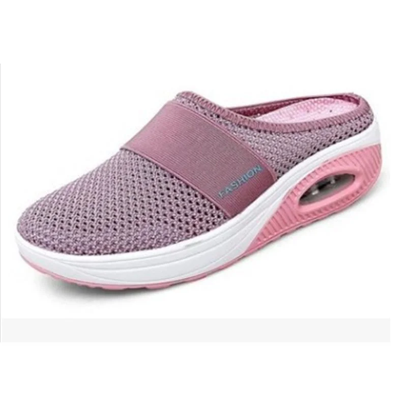 

2023 Women Wedge Slippers Anti-slip Premium Slippers Shoes for Women Casual Female Platform Retro Shoes Diabetic Sandals Ladies