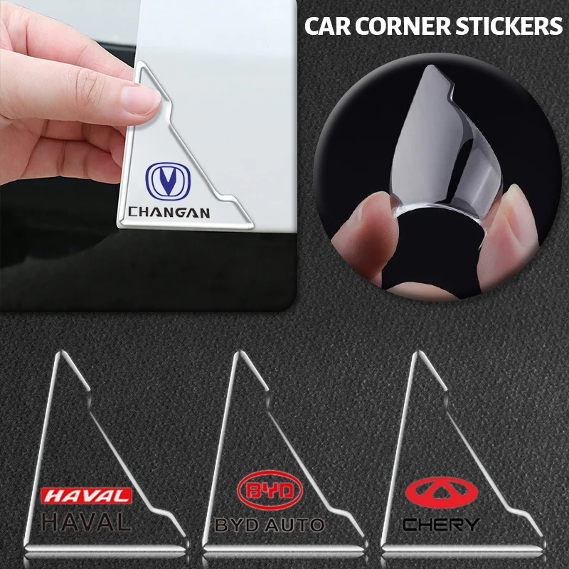

2Pcs Car Door Transparent Door Foot Protection Sticker for Mercedes Benz AMG CLS CLA GL R SLK A B C S Class Remote Accessories