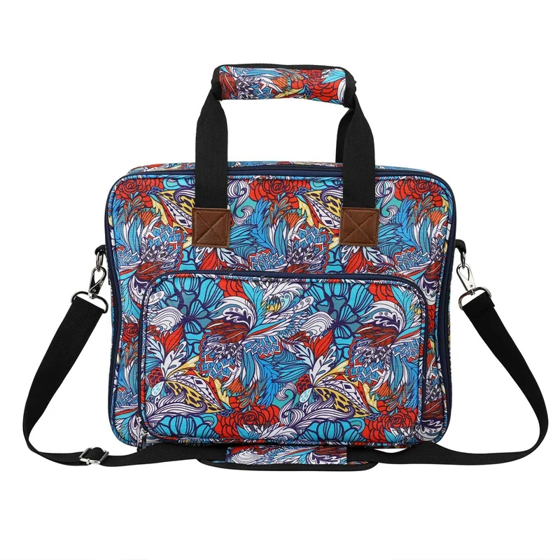 

Портативная сумка для хранения принадлежностей для шитья, органайзер из ткани Оксфорд и шерсти для вязания крючком