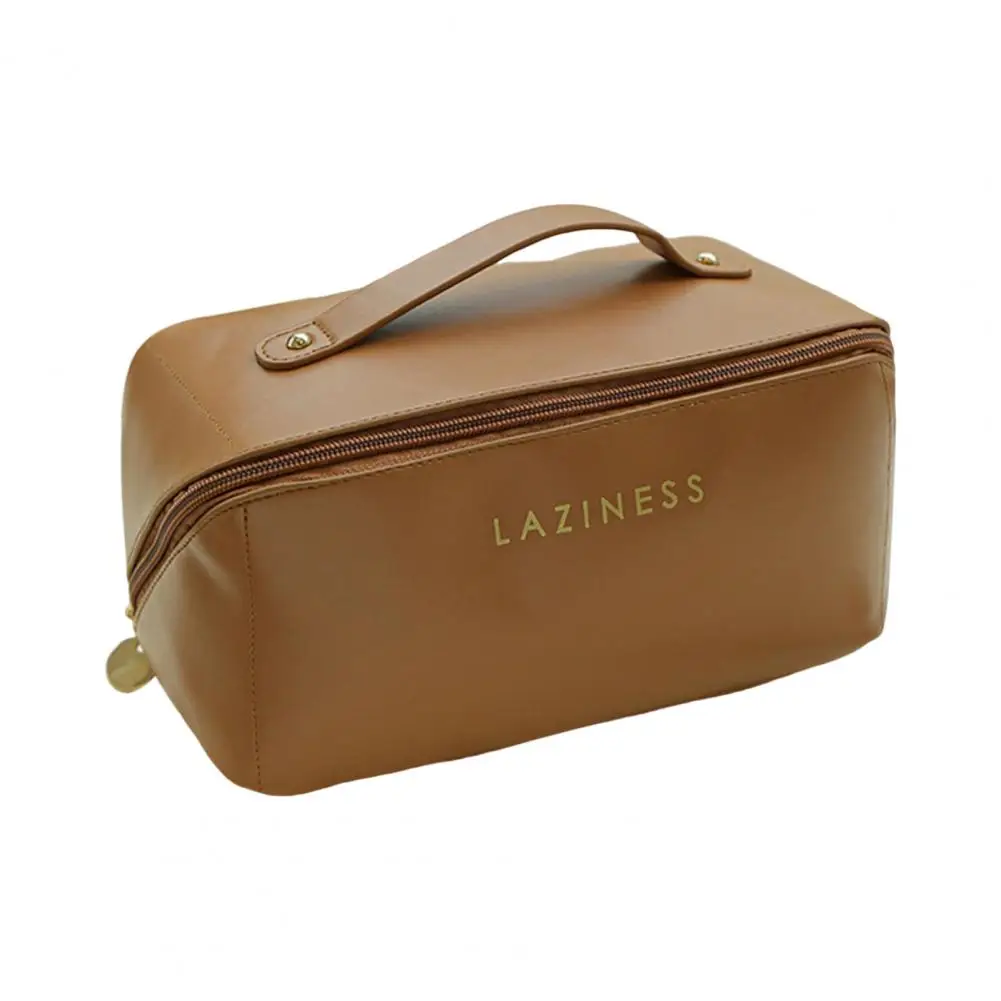 

Makeup Bag High Capacity Dust-proof Large Opening Fashion Women Cosmetic Bag Toiletries Organizer for Daily Use