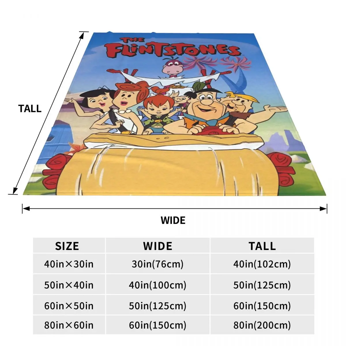 Уютное одеяло с рисунком из мультфильма дабба декоративное для комнаты Merch очень