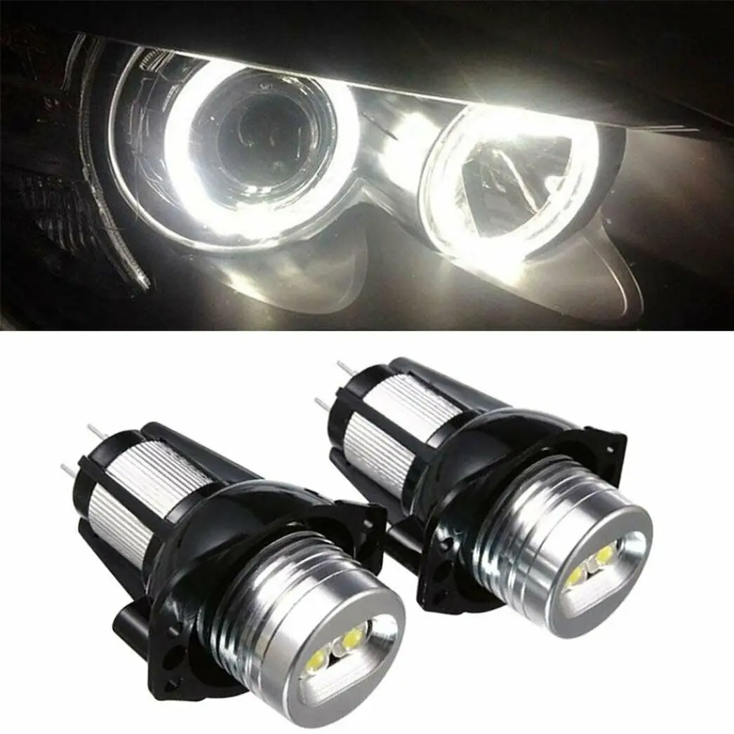 

Светодиодсветодиодный лампы для габаритных огней Angel Eyes, 2 шт./компл., 12 Вт, без ошибок, для BMW E90, E91, 3 серии 325i, 328i, 335i, 2006-2008
