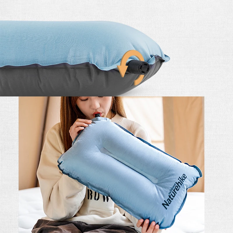 Самонадувающаяся подушка Naturehike сверхлегкая губчатая воздушная портативная