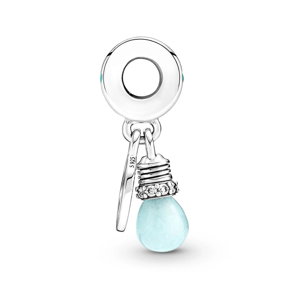 Pandora-Pendentif 2 en 1 en Argent 925 pour Femme, Ampoule Shoous Originale, Convient pour Bijoux à la Mode, Bricolage Exécutif comme Bracelets, Cadeaux Élégants